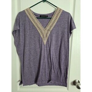 Womens Blouse Merokeety Size M lace collar Design Pre-owned